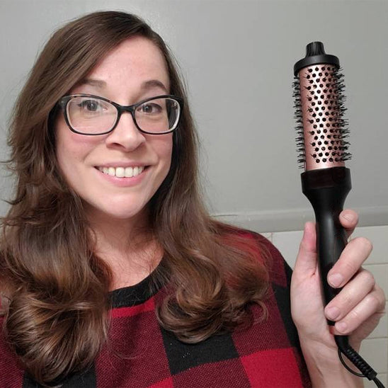 Brosse chauffante powerful sécurisante