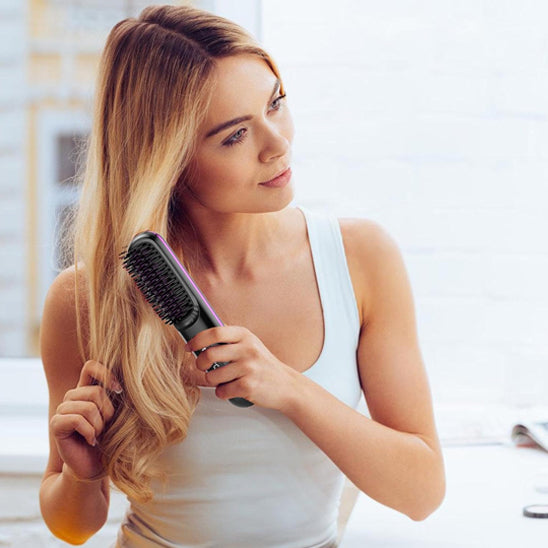 Brosse chauffante soft emporte facilement