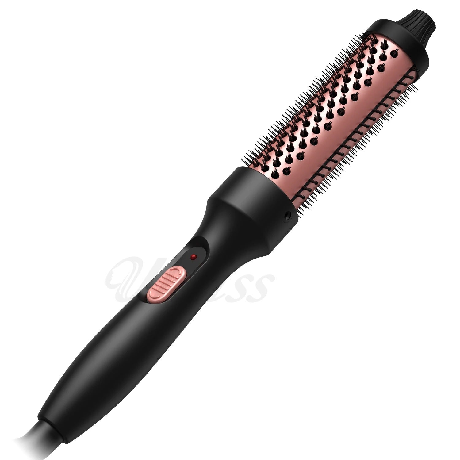 Brosse chauffante powerful noir or