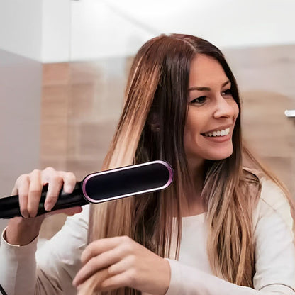 Lisseur mini pratique rose efficace
