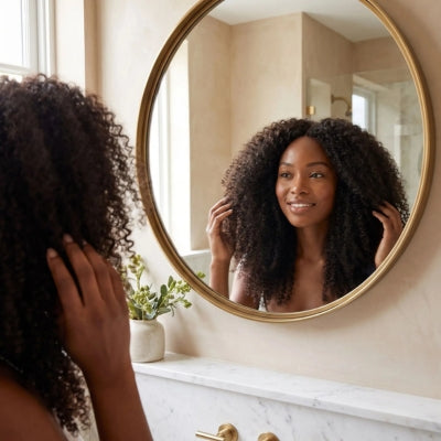 Perruque afro sublime change routine quotidienne coiffure