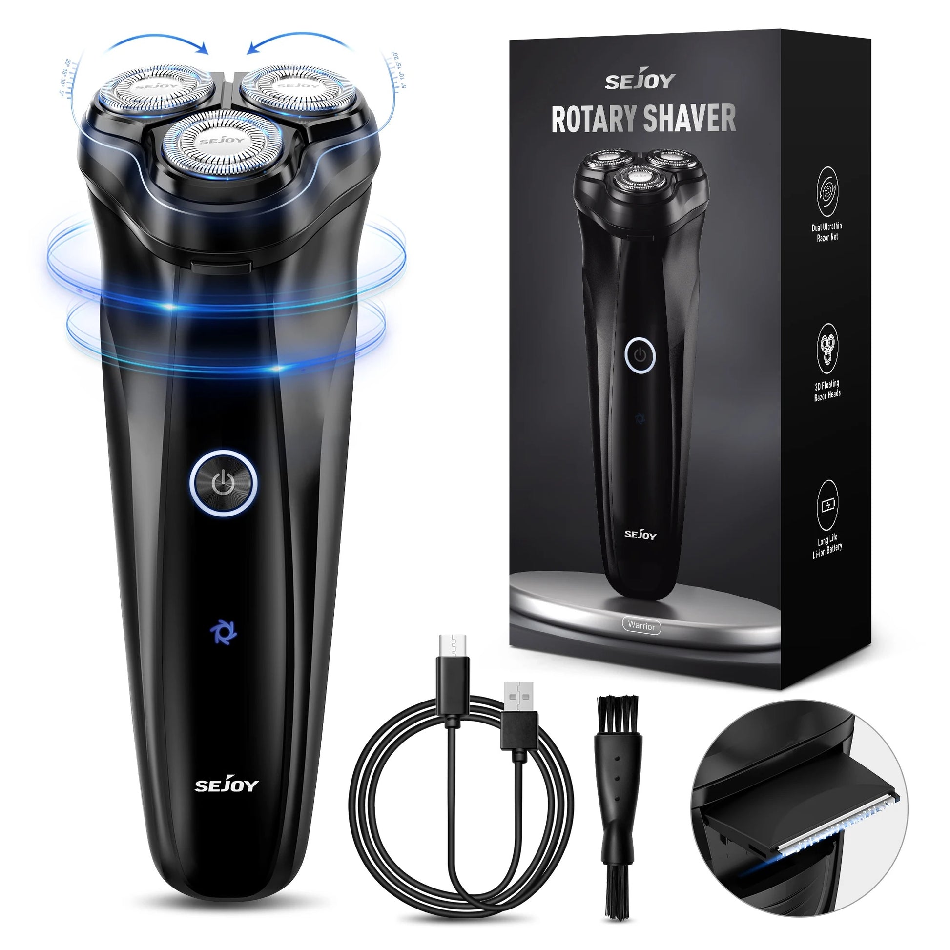 Tondeuse barbe noir